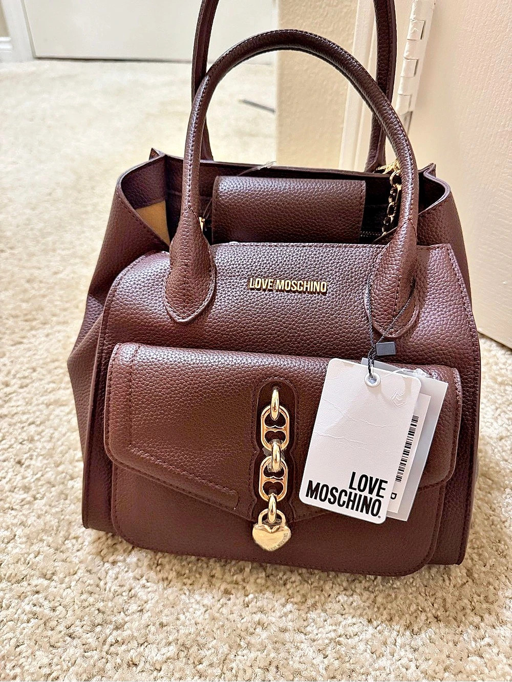 Love Moschino Brown Tote